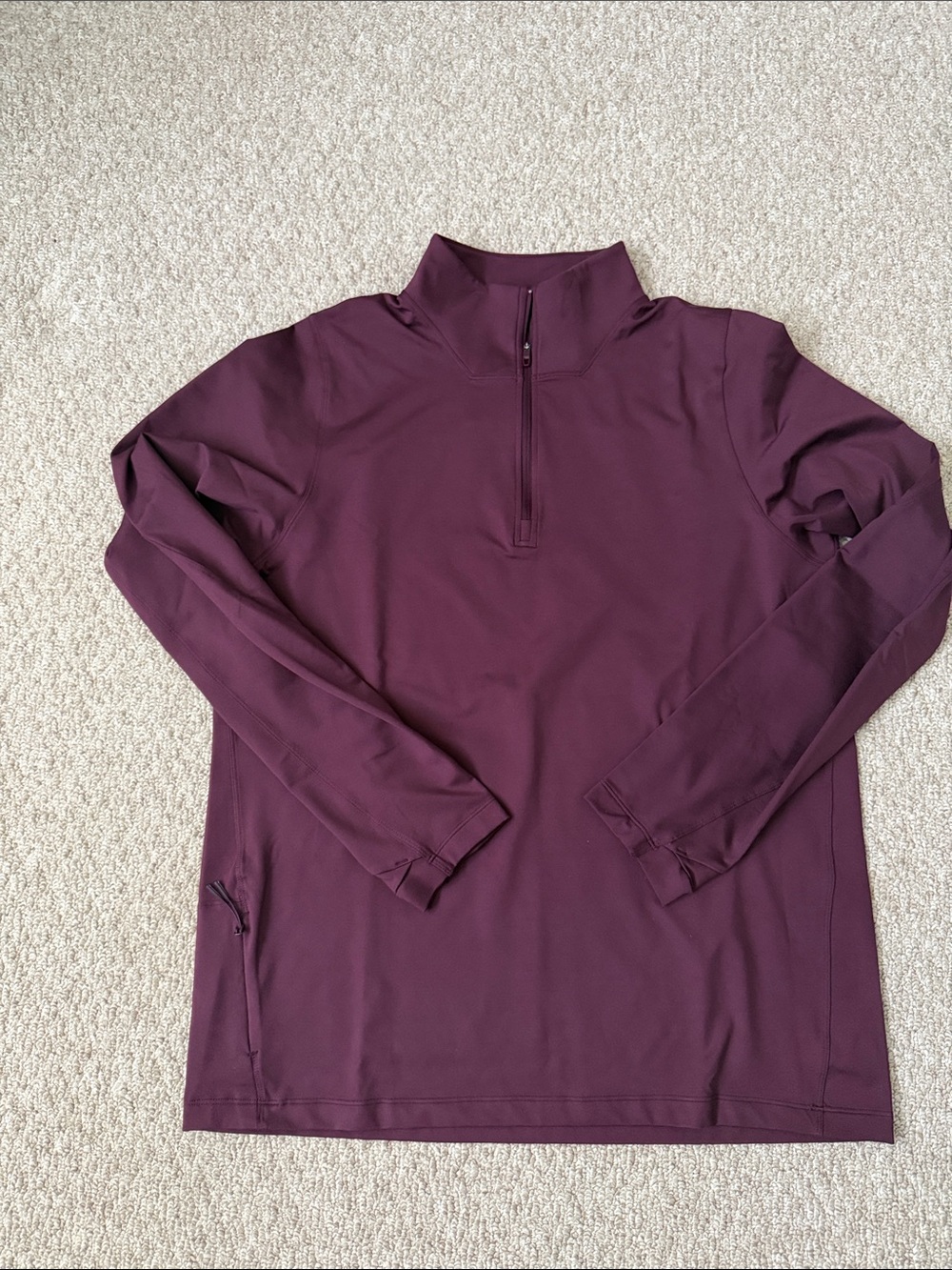 Lululemon Rulu Fleece 1/2 zip, like new, L